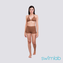 Serene Hues High Waist Boyleg Bottom