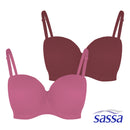 Flaming Cherry Perfect Pair 2-in-1 Pack Half Cup Bra