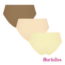 Sporty Nude 3-in-1 Pack Mid Waist Bikini Panty