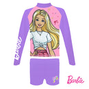 Barbie Long Sleeved Rashguard Boyleg Set