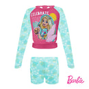 Barbie Cropped Rashguard Set