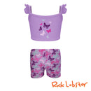 Butterfly Bloom Boyleg Set