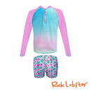 Butterfly Bloom Long Sleeved Rashguard Set