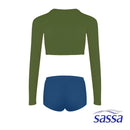 Lush Paradise Cropped Rashguard Set