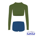 Lush Paradise Cropped Rashguard Set