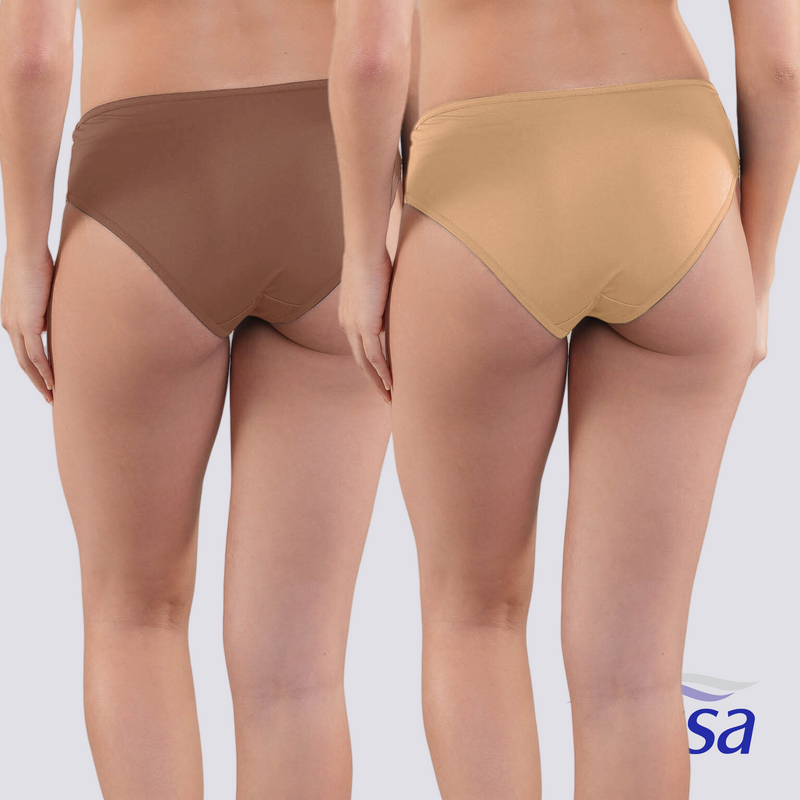 Neutral Flex Perfect Pair 2-in-1 Pack Bikini Panty