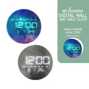 Juno Digital LED Table Clock Moon or Constellation Design