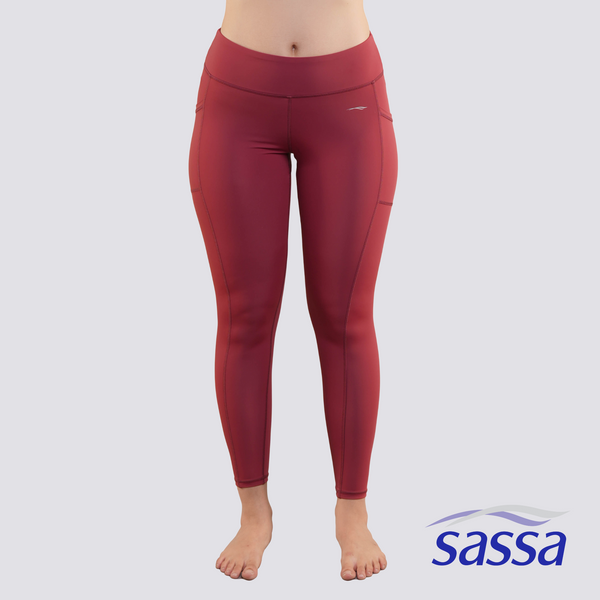 Scarlet Blaze Swim Leggings