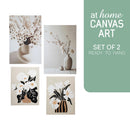 Xola Canvas Art Neutral Botanical Wall Decor Ready to Hang — Set of 2