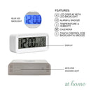 Jibsam Digital Table Alarm Clock Classic LCD Display with LED Backlight