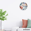 Eden or Eva Wall Clock 12" Analog Sweep Mechanism