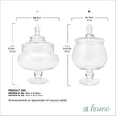 Tonya & Tempest Apothecary Jar Glass Canister Multipurpose Storage — Essential