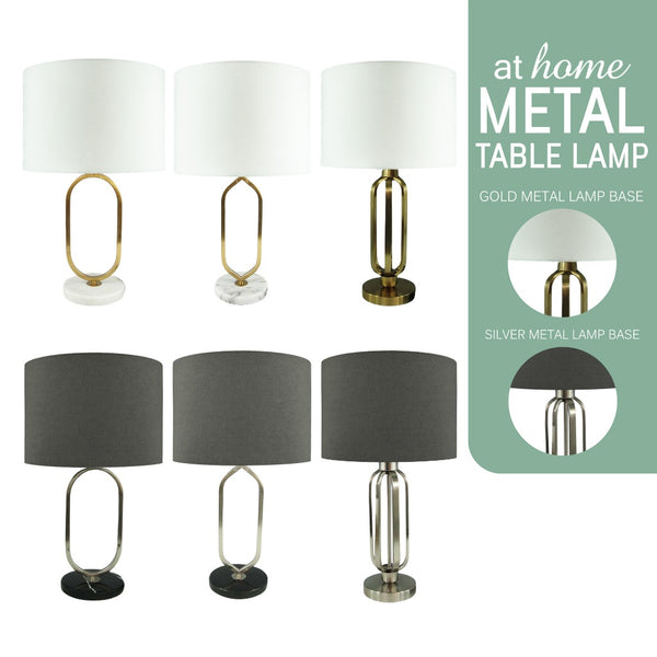 Grae/Ginger/Ginga Metal Table Lamp — Deluxe Pieces