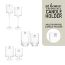 Tegan & Tarra or Tamia Glass Multipurpose Candleholder Tabletop Display — Essential
