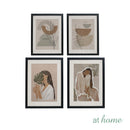 Veda & Valentine Wall Frames Art Deco Abstract Illustration — Ready To Hang