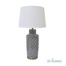 Yovani & Yui Ceramic Table Lamp Mediterranean Design — Deluxe Pieces