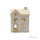 Yuri Tealight Candle Holder Stoneware Miniature House