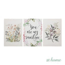 Jasmin Canvas Art Wall Decor Inspirational Quotes Floral Ready to Hang — Set of 3
