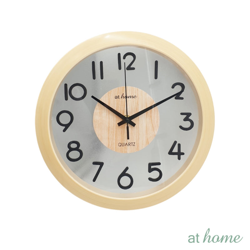 Emily & Esme Wall Clock 10" 11" Analog Sweep Mechanism