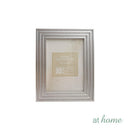 Rana & Rein Photo Frames Faux Wood Classic Ribbed Pattern Design — 5x7 or 8x10