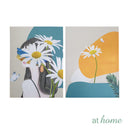 Jada Canvas Art Wall Decor Abstract Botanical Pop Ready to Hang — Set of 2