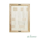 Jace & Jacey Framed Wall Art Thread Grid Weave Ready to Hang — Deluxe Pieces