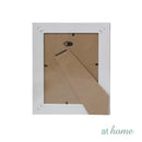 Rana & Rein Photo Frames Faux Wood Classic Ribbed Pattern Design — 5x7 or 8x10