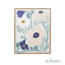 Wanda Framed Wall Art Decoration Woven Flora Botanical Design — Ready to Hang
