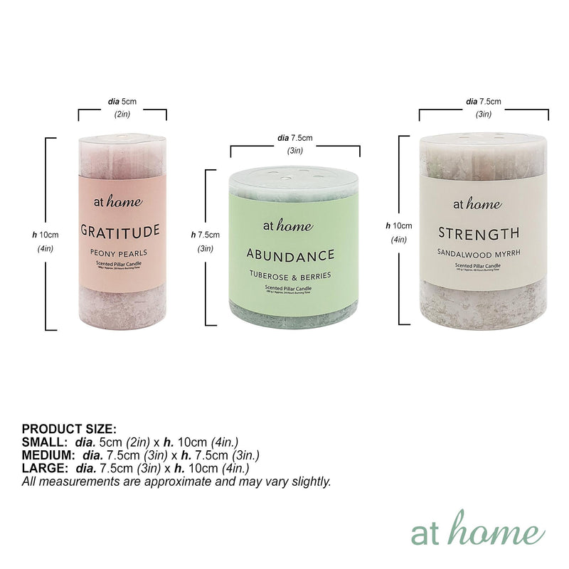 Wieldy Wellness Scented Pillar Candle