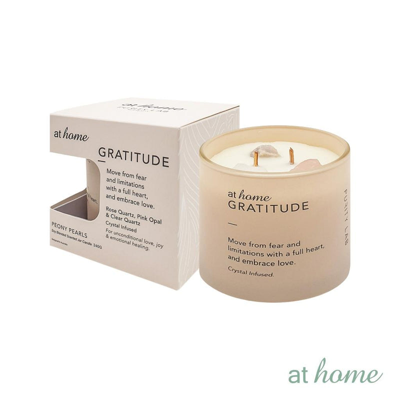 Wieldy 2-Wick Scented Jar Candle with Crystals Infused