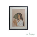 Veda & Valentine Wall Frames Art Deco Abstract Illustration — Ready To Hang