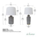 Yovani & Yui Ceramic Table Lamp Mediterranean Design — Deluxe Pieces