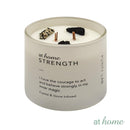 Wieldy 2-Wick Scented Jar Candle with Crystals Infused