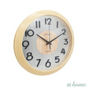 Emily & Esme Wall Clock 10" 11" Analog Sweep Mechanism