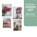 Jella Canvas Art Wall Decor Street Side Landscape Ready to Hang — Set of 2