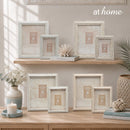Renda & Riva Picture Frame Stone Finish Design Photo Display – 5x7 or 8x10