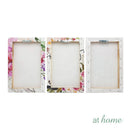 Jasmin Canvas Art Wall Decor Inspirational Quotes Floral Ready to Hang — Set of 3