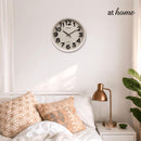 Gwen & Gilly Wall Clock 11-12in Analog Sweep Mechanism Easy Read Numbers