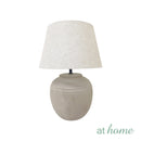 Zadie & Zinnia or Zylia Ceramic Table Lamp Terracotta Finish — Deluxe Pieces