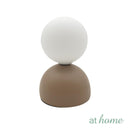 Xue or Xun and Xui Ceramic & Glass Ball Shade Table Lamp