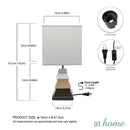 Riza 19" Ceramic Lamp