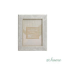 Rana & Rein Photo Frames Faux Wood Classic Ribbed Pattern Design — 5x7 or 8x10