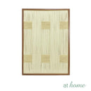 Jace & Jacey Framed Wall Art Thread Grid Weave Ready to Hang — Deluxe Pieces