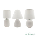 Zayvion Table Lamp Textured Ceramic Minimalist Design