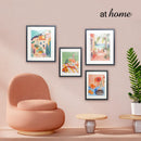 Villie & Venice Wall Frame Art Decoration Gallery Vibrant Illustration — Ready To Hang