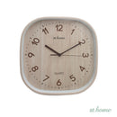 Jamie & Jill Wall Clock Analog Sweep Mechanism Wood Print Design