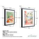 Villie & Venice Wall Frame Art Decoration Gallery Vibrant Illustration — Ready To Hang