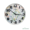 Eden or Eva Wall Clock 12" Analog Sweep Mechanism