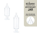 Tabitha & Taloose Apothecary Jar Clear Glass Multipurpose Storage — Essential