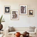 Vino & Vanie Wall Frame Contemporary Modern Abstract Design — Ready to Hang Wall Art Decoration